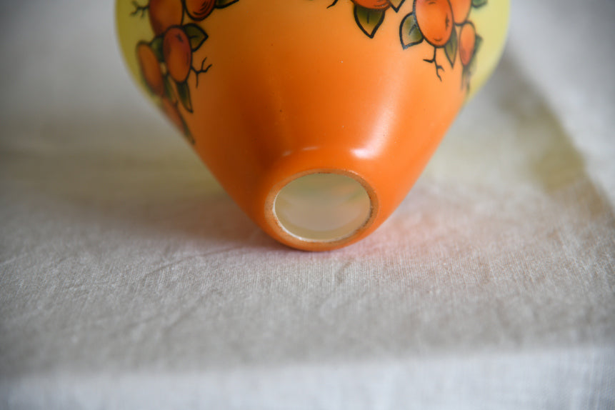 Vintage Orange & Yellow Glass Lampshade