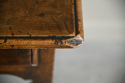 Rustic Oak Side Table