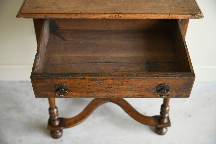 Rustic Oak Side Table