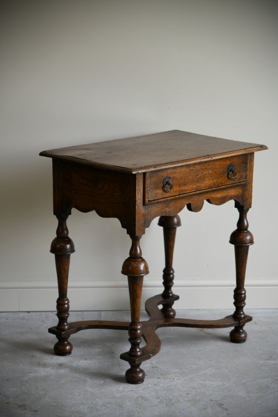 Rustic Oak Side Table