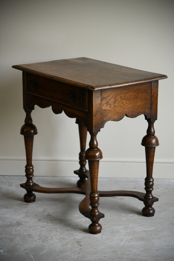 Rustic Oak Side Table