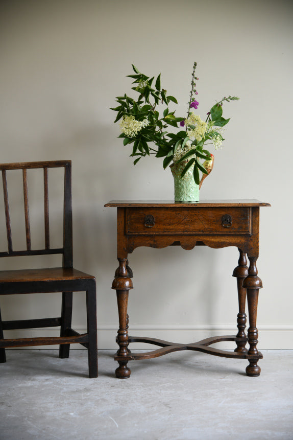 Rustic Oak Side Table