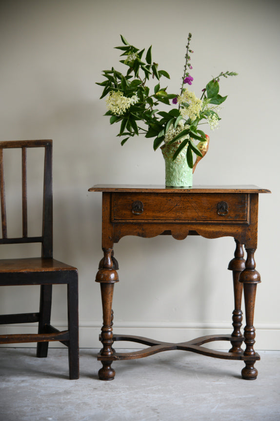 Rustic Oak Side Table