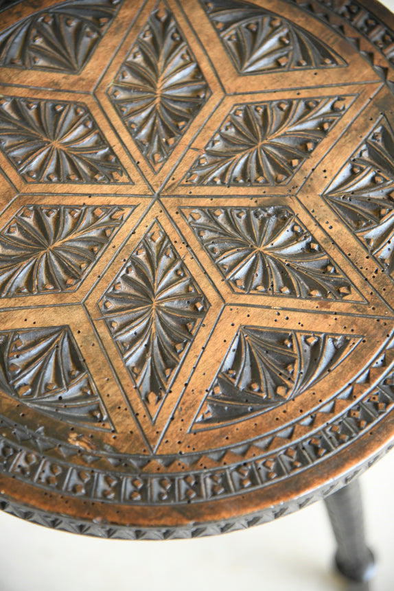 Victorian Chip Carved Side Table