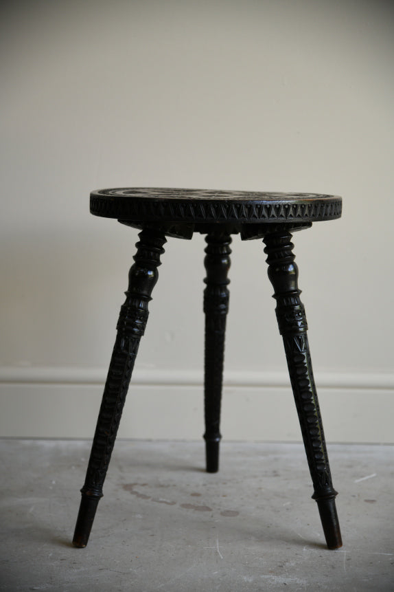 Victorian Chip Carved Side Table