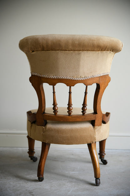 Victorian Occasional Bedroom Chair