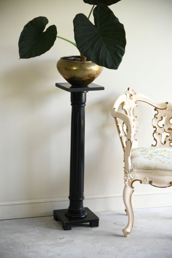Black Torchere Plant Stand