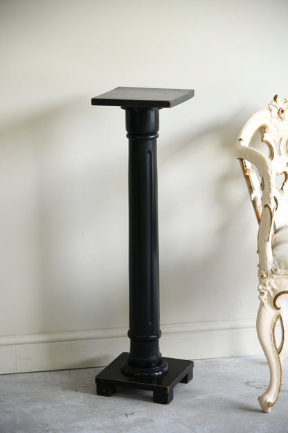 Black Torchere Plant Stand