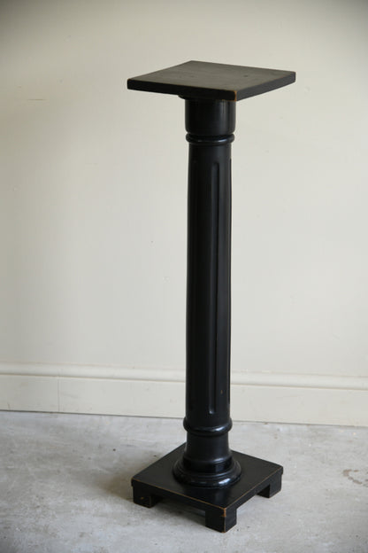 Black Torchere Plant Stand