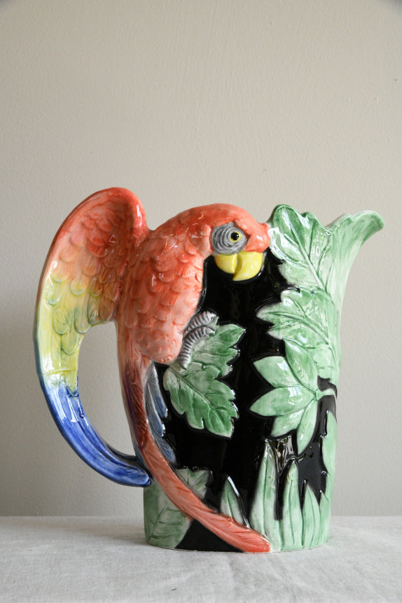 Vintage Fitz & Floyd Parrot Pitcher Jug