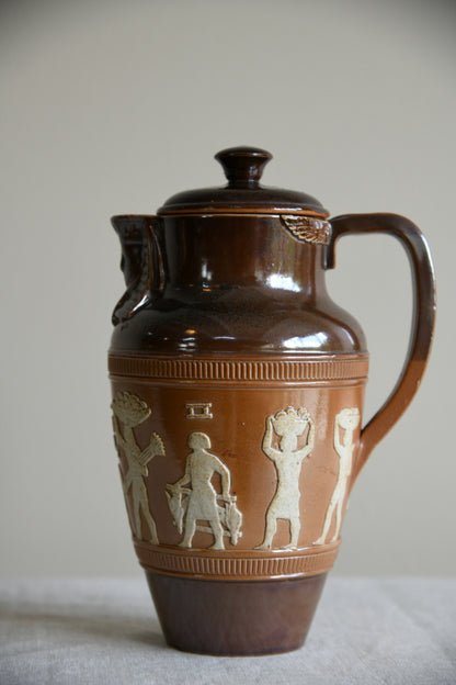 Royal Doulton Lambeth Egyptian Revival Jug