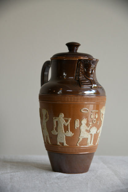 Royal Doulton Lambeth Egyptian Revival Jug