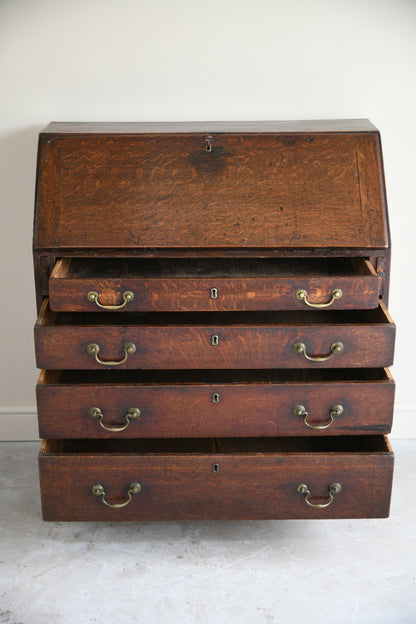 Antique Georgian Oak Bureau