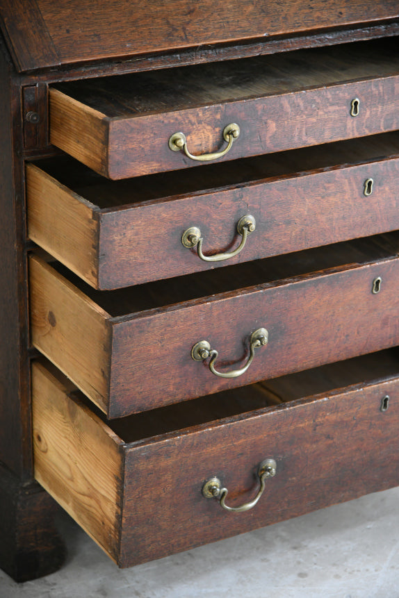 Antique Georgian Oak Bureau