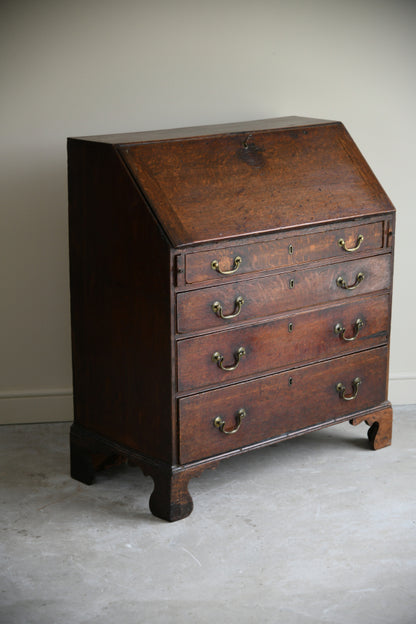 Antique Georgian Oak Bureau