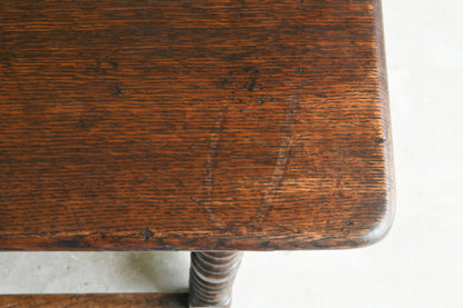 Antique Oak Side Table