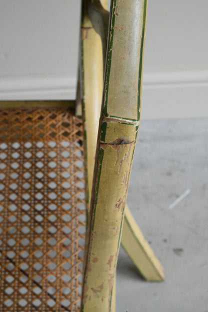 Georgian Style Yellow Painted Occasional Chair