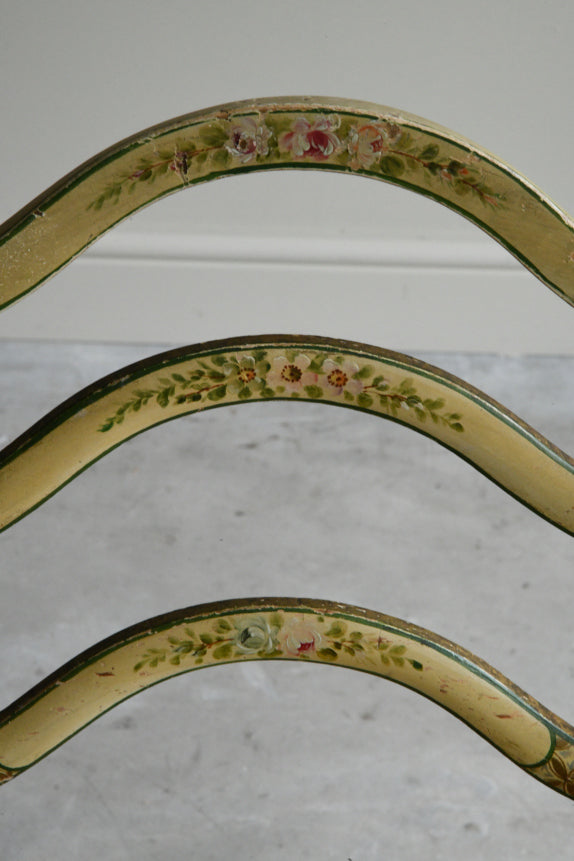 Georgian Style Yellow Painted Occasional Chair