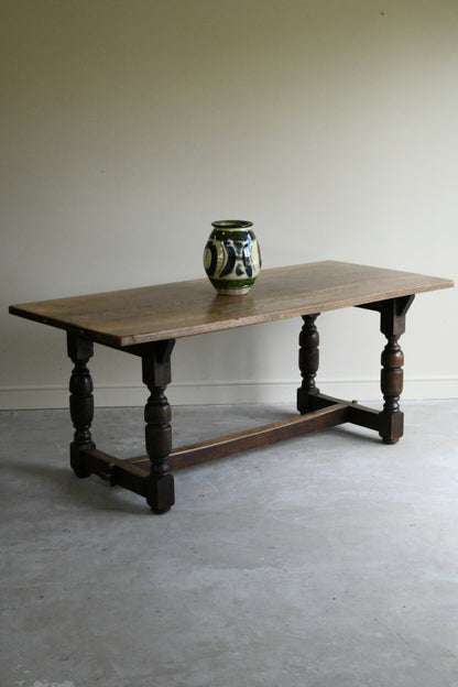 Traditional Style Oak Refectory Table