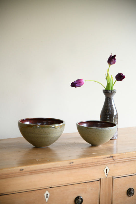 Pair Studio Pottery Bowls