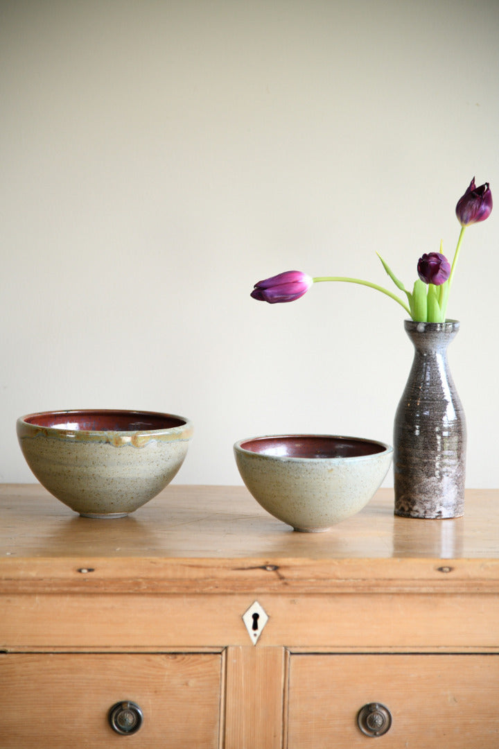 Pair Studio Pottery Bowls