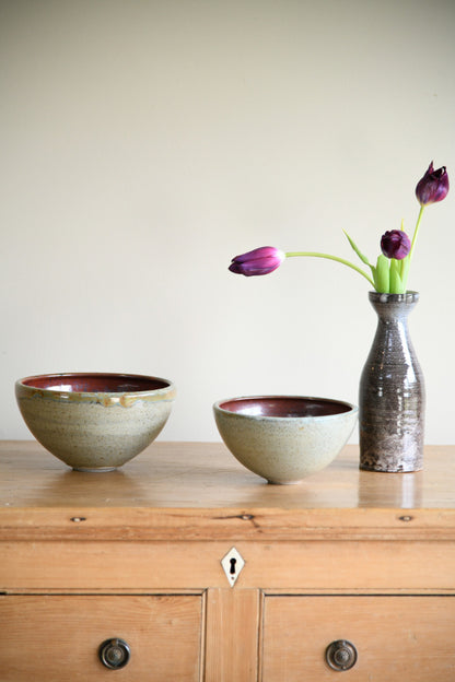 Pair Studio Pottery Bowls