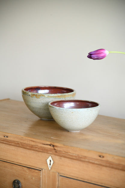 Pair Studio Pottery Bowls