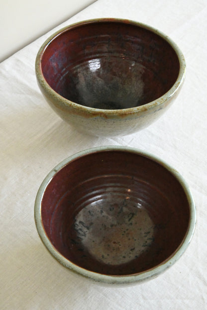 Pair Studio Pottery Bowls