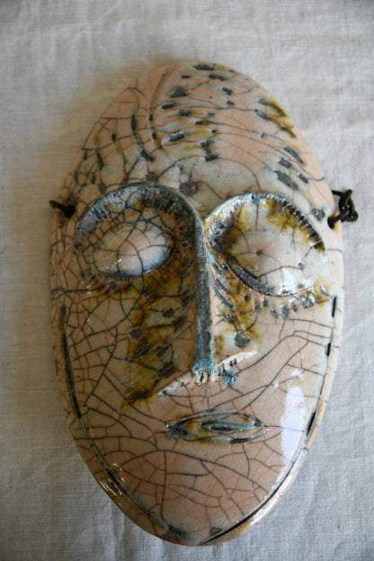 Ceramic Wall Hanging Face Mask