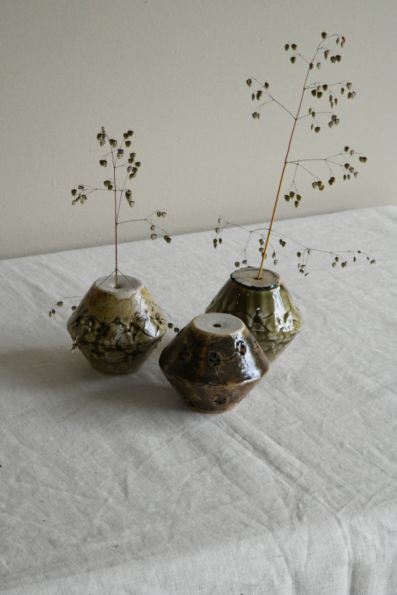 3 Studio Pottery Pots