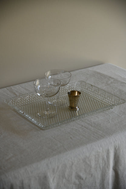 Vintage Glass Tray