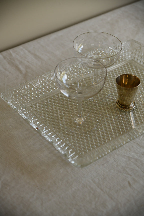 Vintage Glass Tray