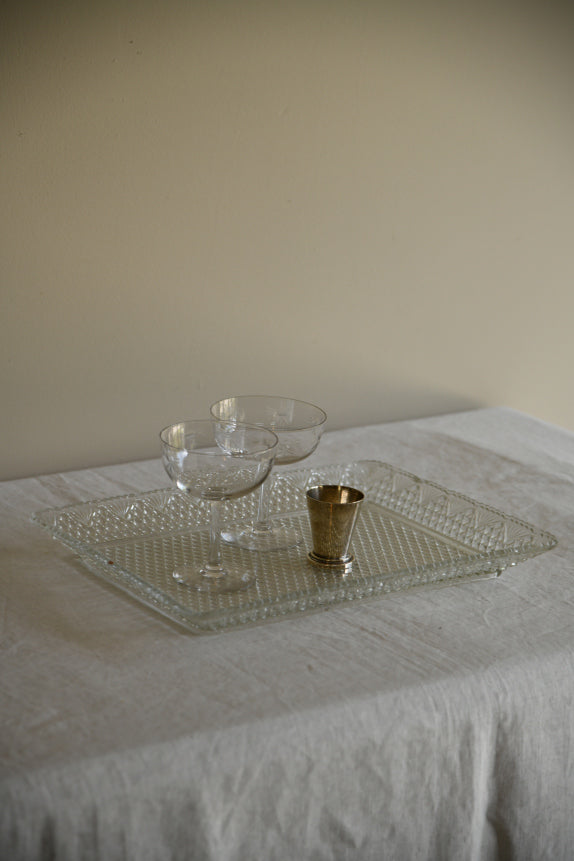 Vintage Glass Tray