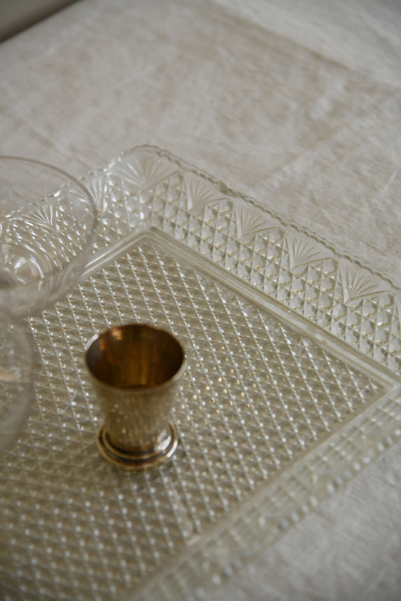 Vintage Glass Tray