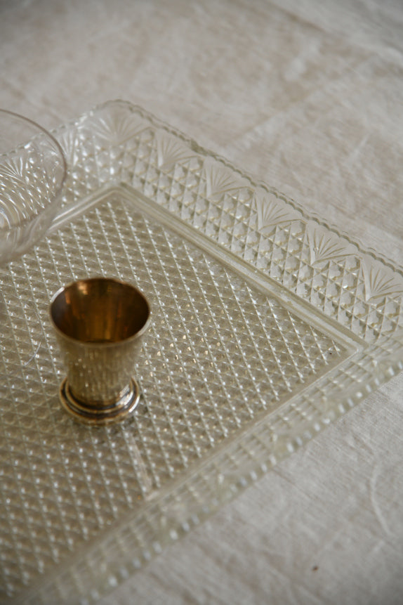 Vintage Glass Tray