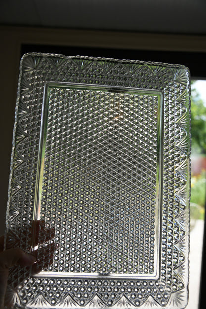 Vintage Glass Tray