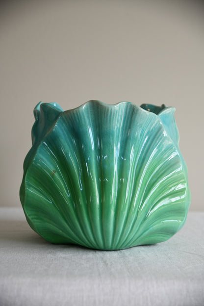 Christopher Dresser Ault Pottery Scallop Jardiniere