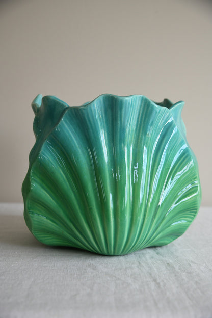 Christopher Dresser Ault Pottery Scallop Jardiniere