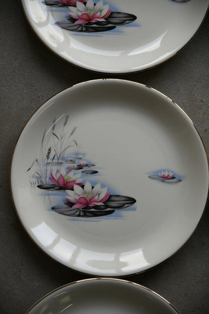 Alfred Meakin Water Lily Plates