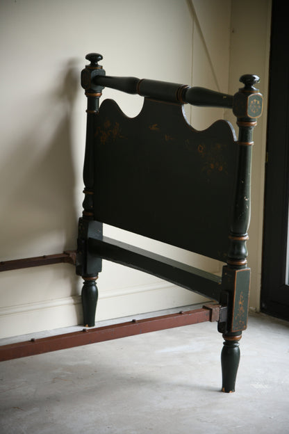 Antique Early 20th Century Chinoiserie Single Bed