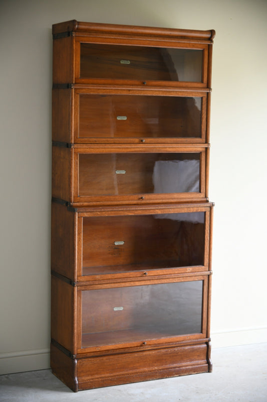 Antique Globe Wernicke Sectional Bookcase