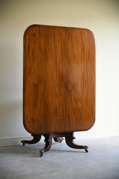 Antique Mahogany Tilt Top Dining Table