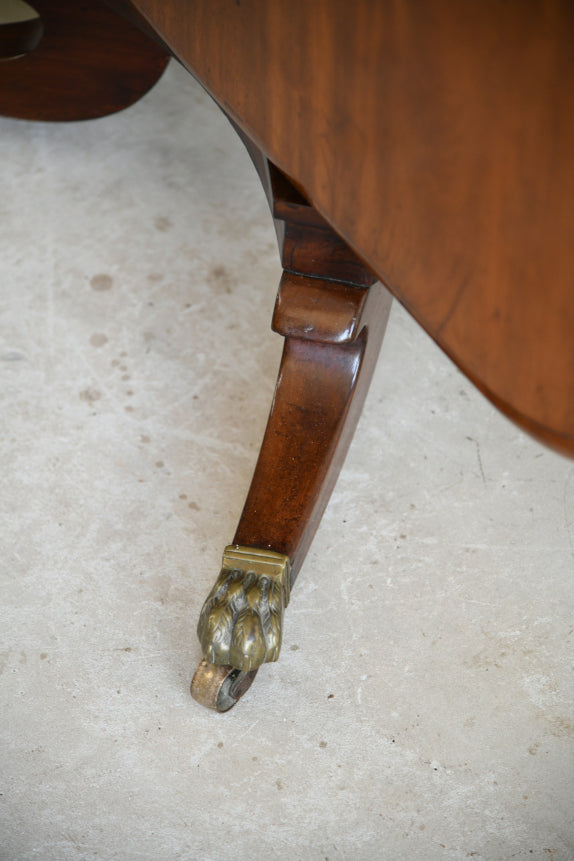 Antique Mahogany Tilt Top Dining Table