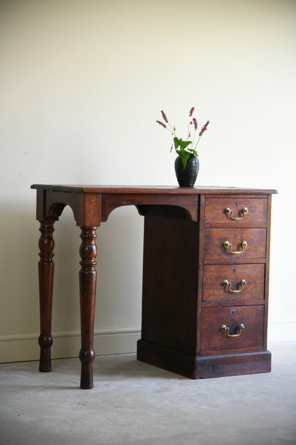 Antique Jas Shoolbred Mahogany Desk