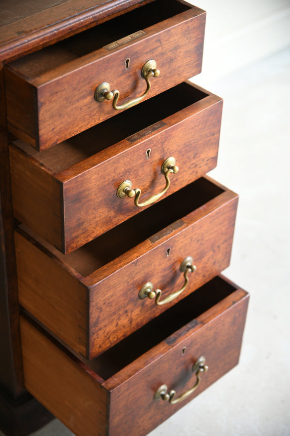 Antique Jas Shoolbred Mahogany Desk