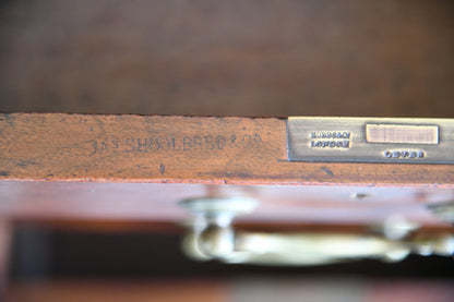 Antique Jas Shoolbred Mahogany Desk