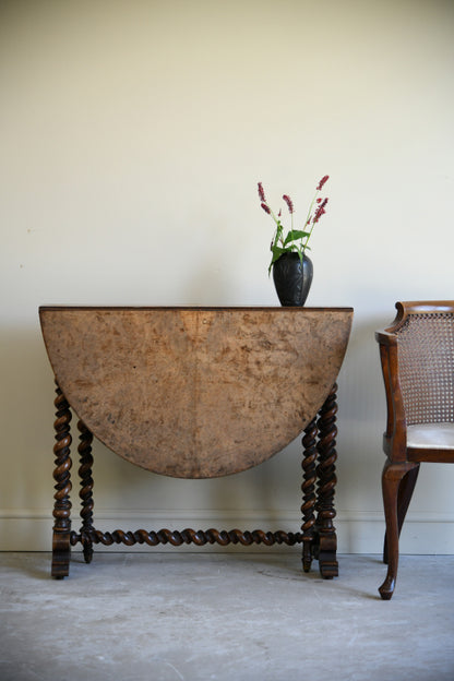 Antique Walnut Drop Leaf Table