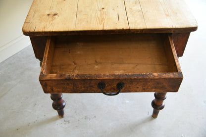 Antique Pine Scrub Top Kitchen Table