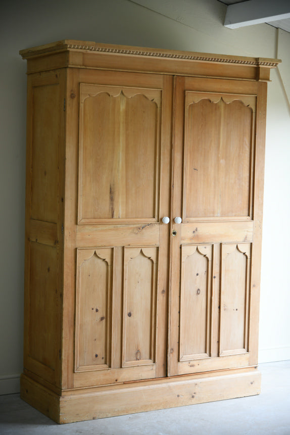 Antique Continental Pine Wardrobe