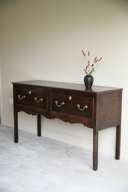 Antique 19th Century Oak Dresser Base